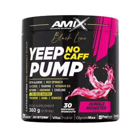 Amix™ Black Line Yeep Pump No Caff 360g - AmixOfficial.hu -  - 