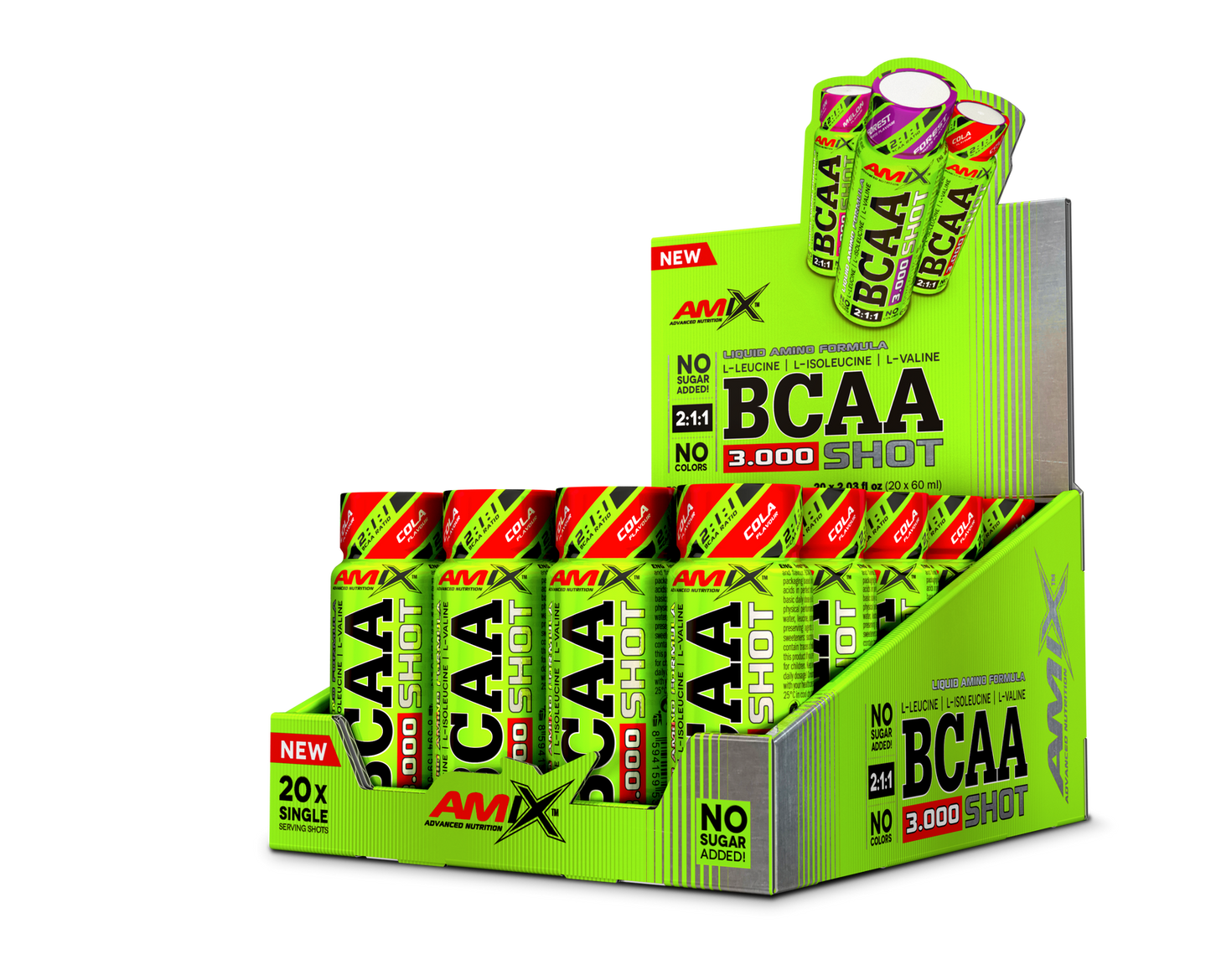 BCAA 3000 SHOT 20x60ml - AmixOfficial.hu -  - 