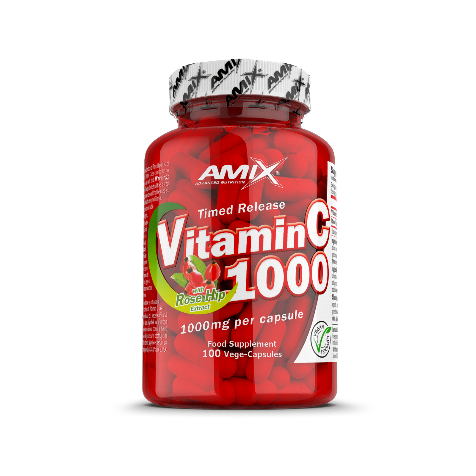 C-Vitamin + Rose Hips 1000mg 100 tabletta - AmixOfficial.hu -  - 