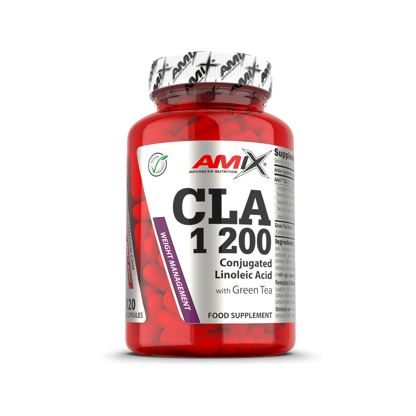 CLA 1200 & Green Tea 120 tabletta - AmixOfficial.hu -  - 