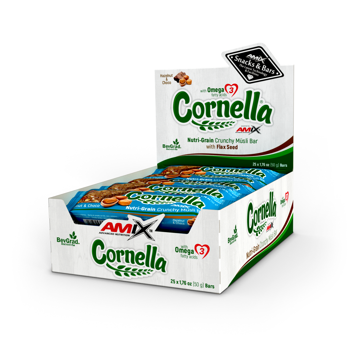 Cornella® Crunchy Muesli Bar 25x50g - AmixOfficial.hu -  - 