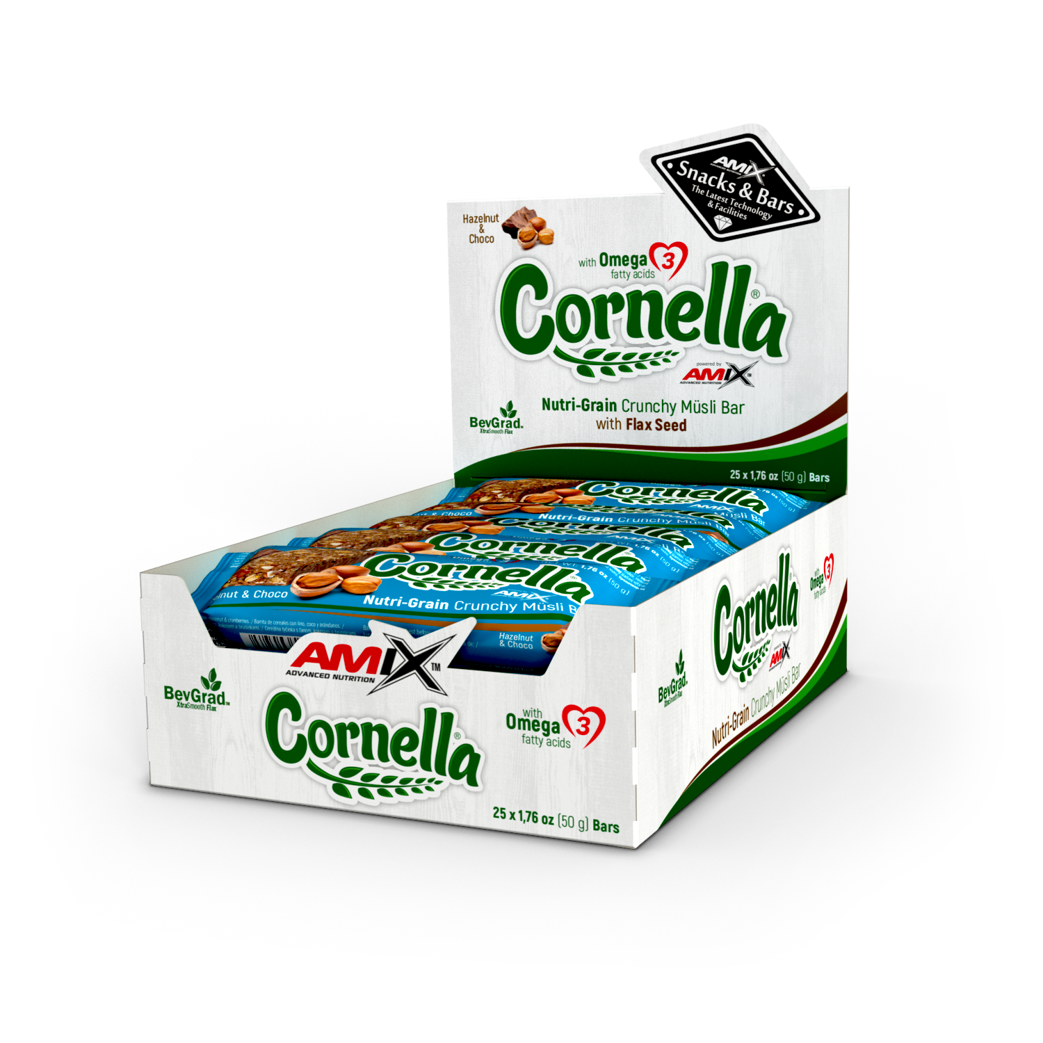 Cornella® Crunchy Muesli Bar 25x50g - AmixOfficial.hu -  - 