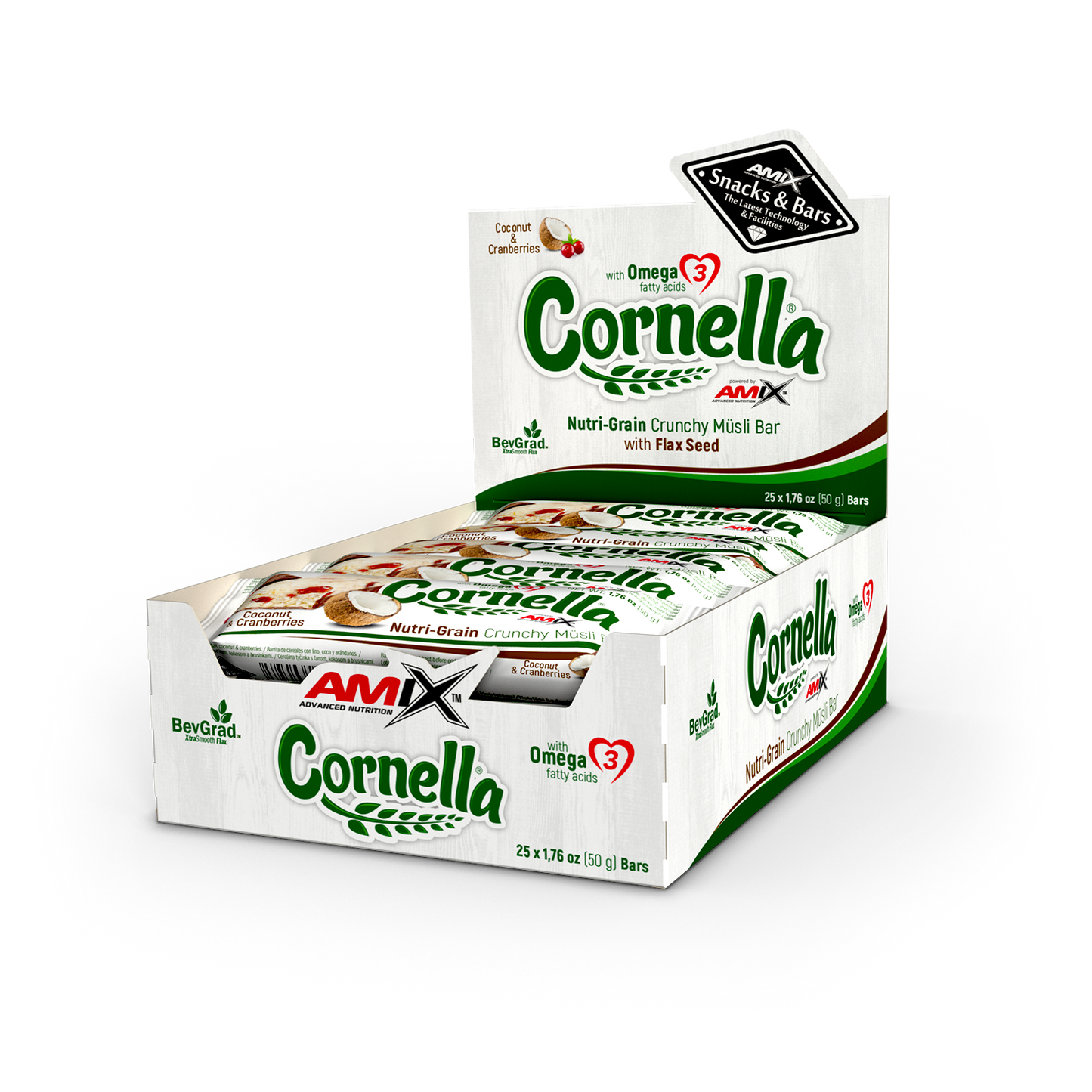 Cornella® Crunchy Muesli Bar 25x50g - AmixOfficial.hu -  - 