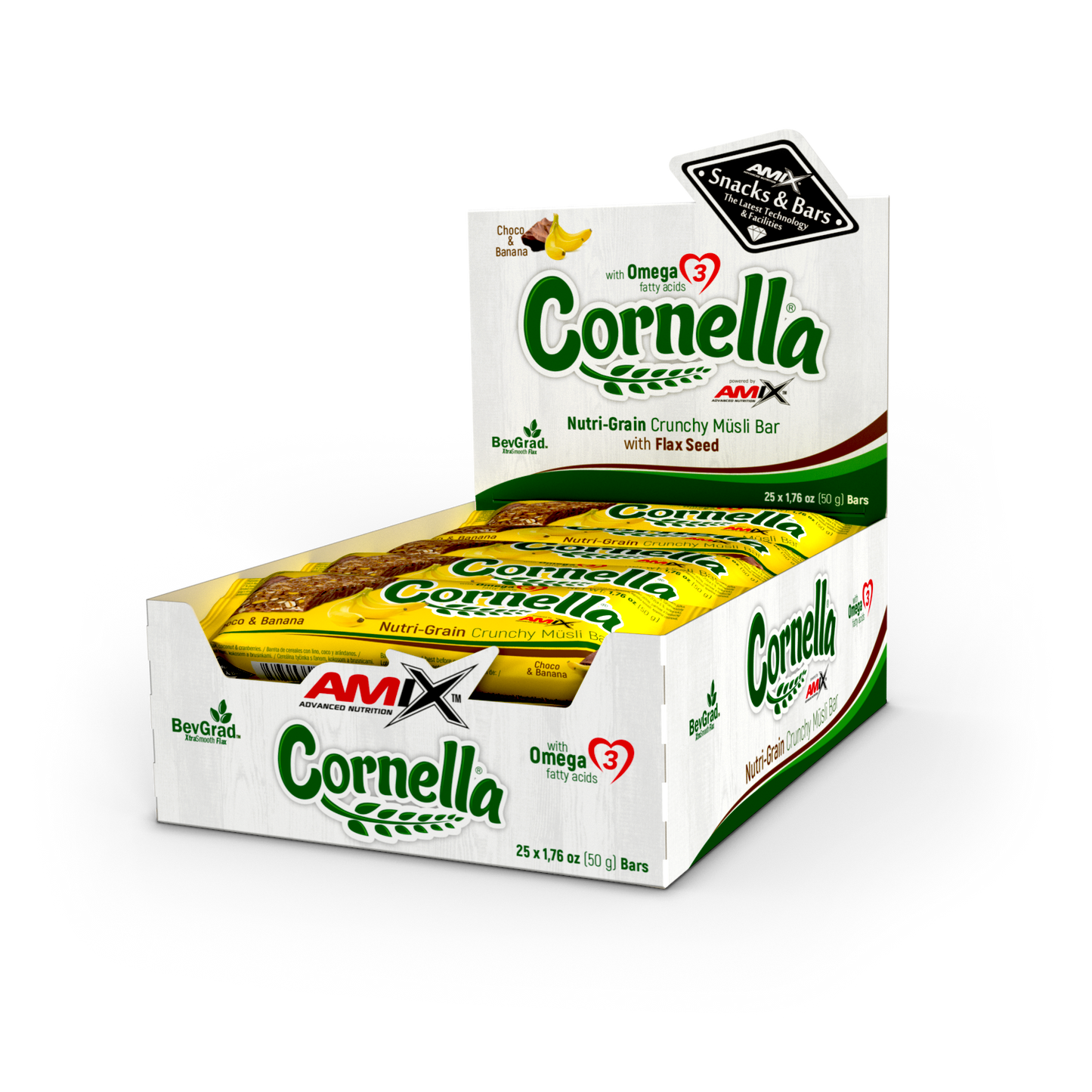 Cornella® Crunchy Muesli Bar 25x50g - AmixOfficial.hu -  - 