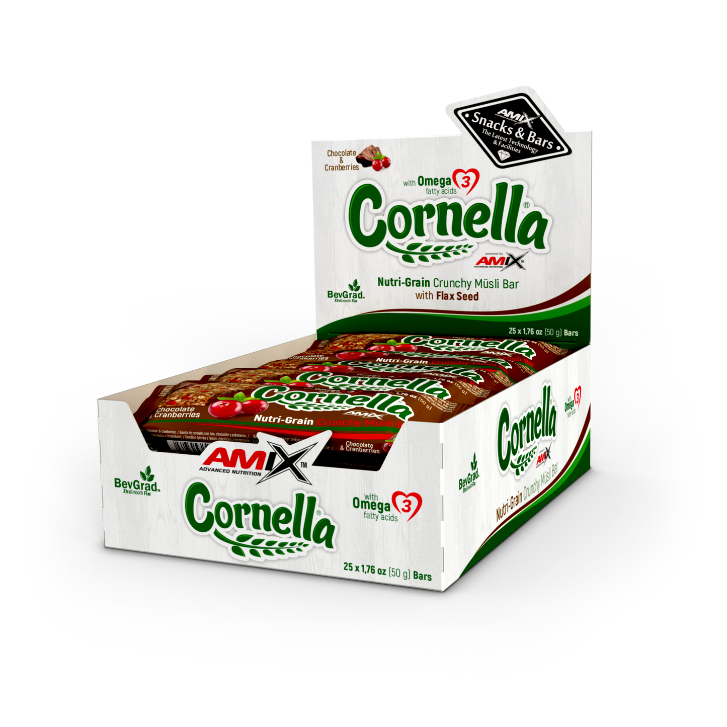 Cornella® Crunchy Muesli Bar 25x50g - AmixOfficial.hu -  - 