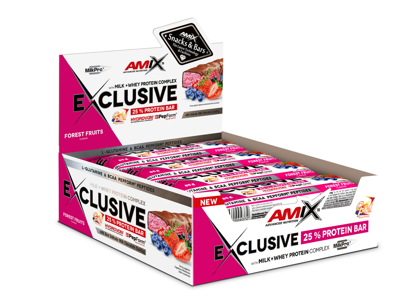 Exclusive® Protein Bar Box 12x85g - AmixOfficial.hu -  - 