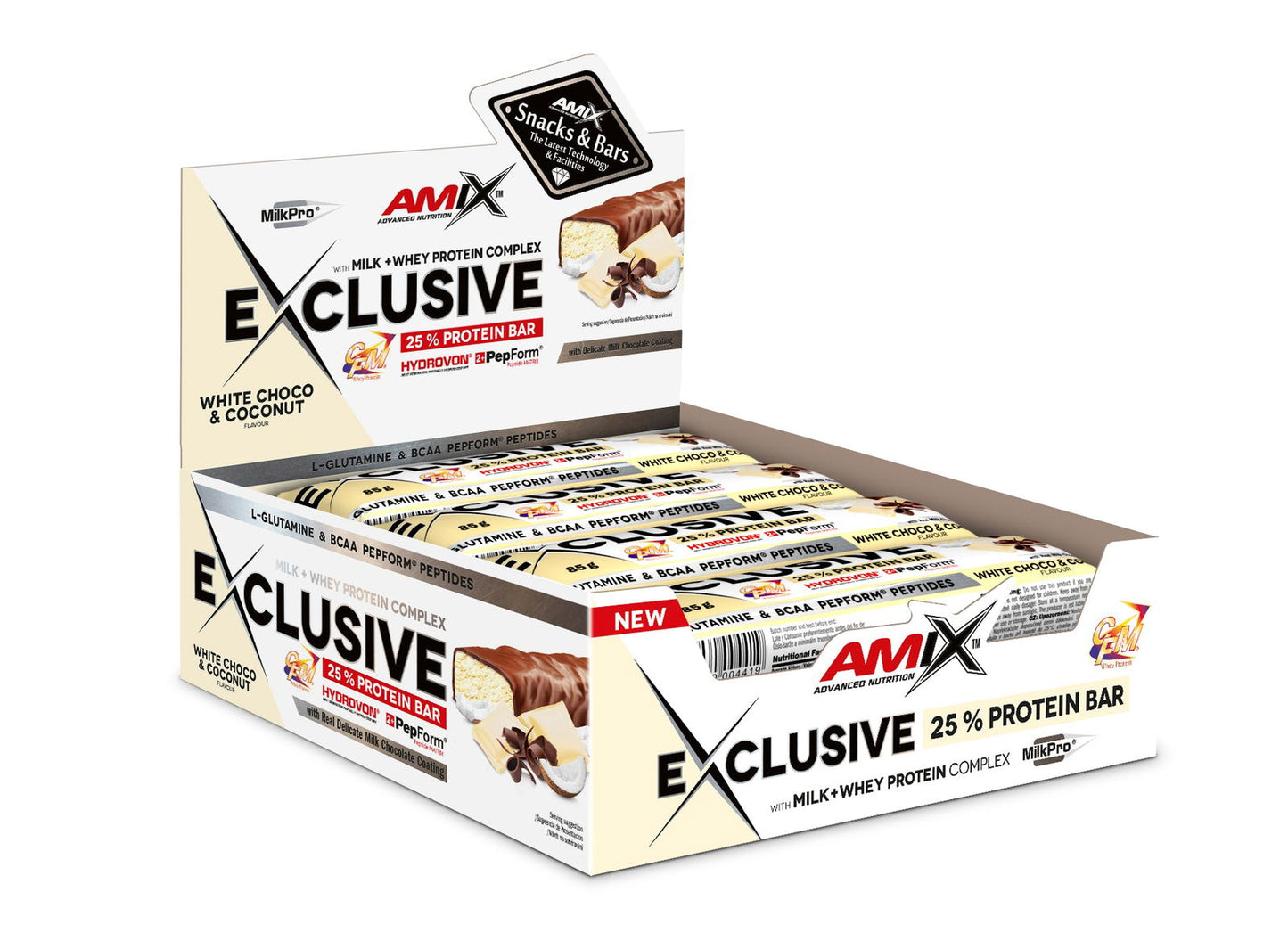 Exclusive® Protein Bar Box 12x85g - AmixOfficial.hu -  - 