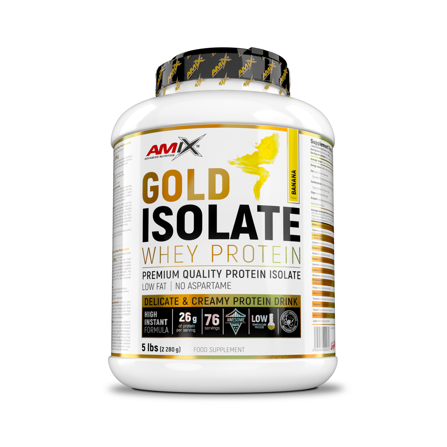 Gold Whey Protein Isolate 2280g - AmixOfficial.hu -  - 