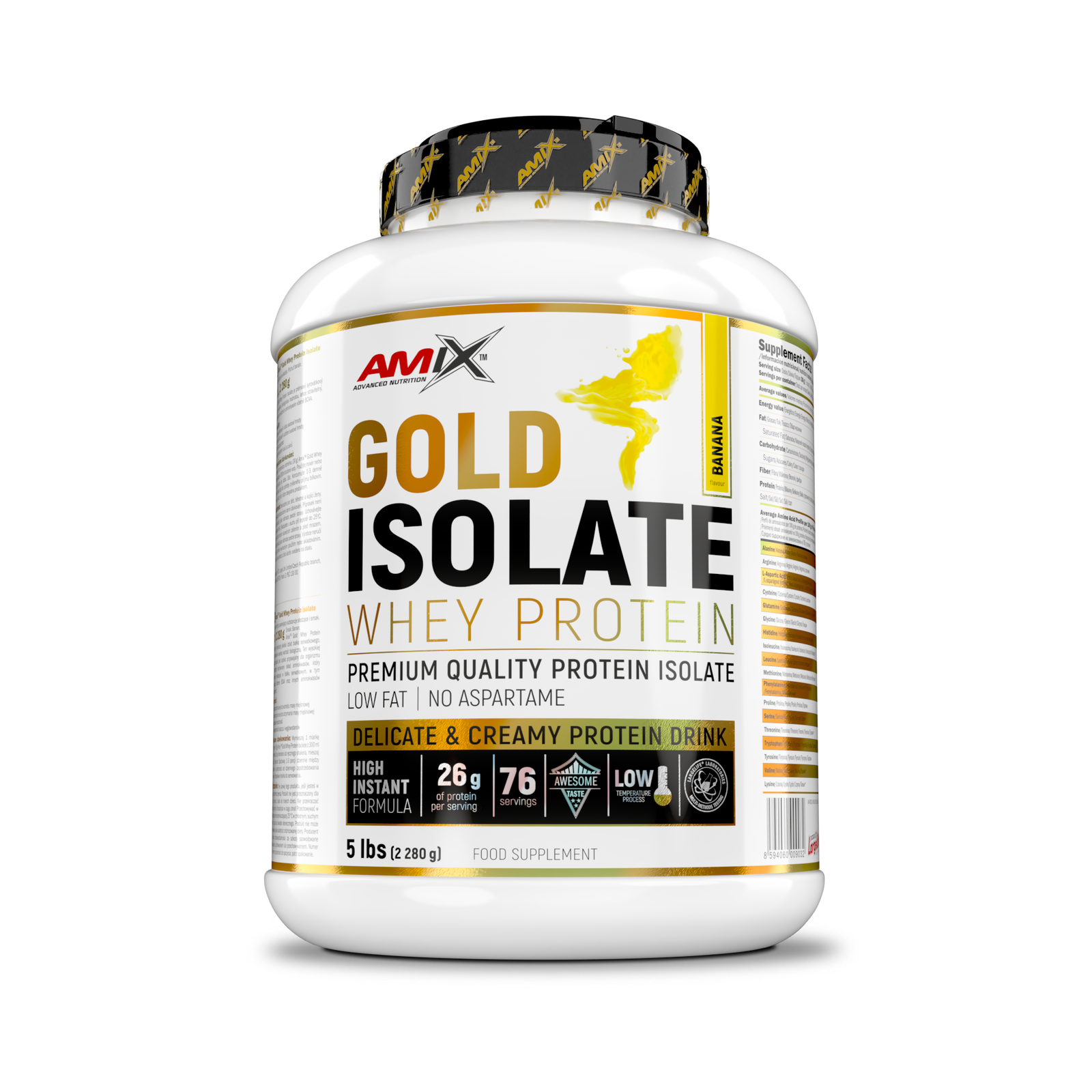 Gold Whey Protein Isolate 2280g - AmixOfficial.hu -  - 
