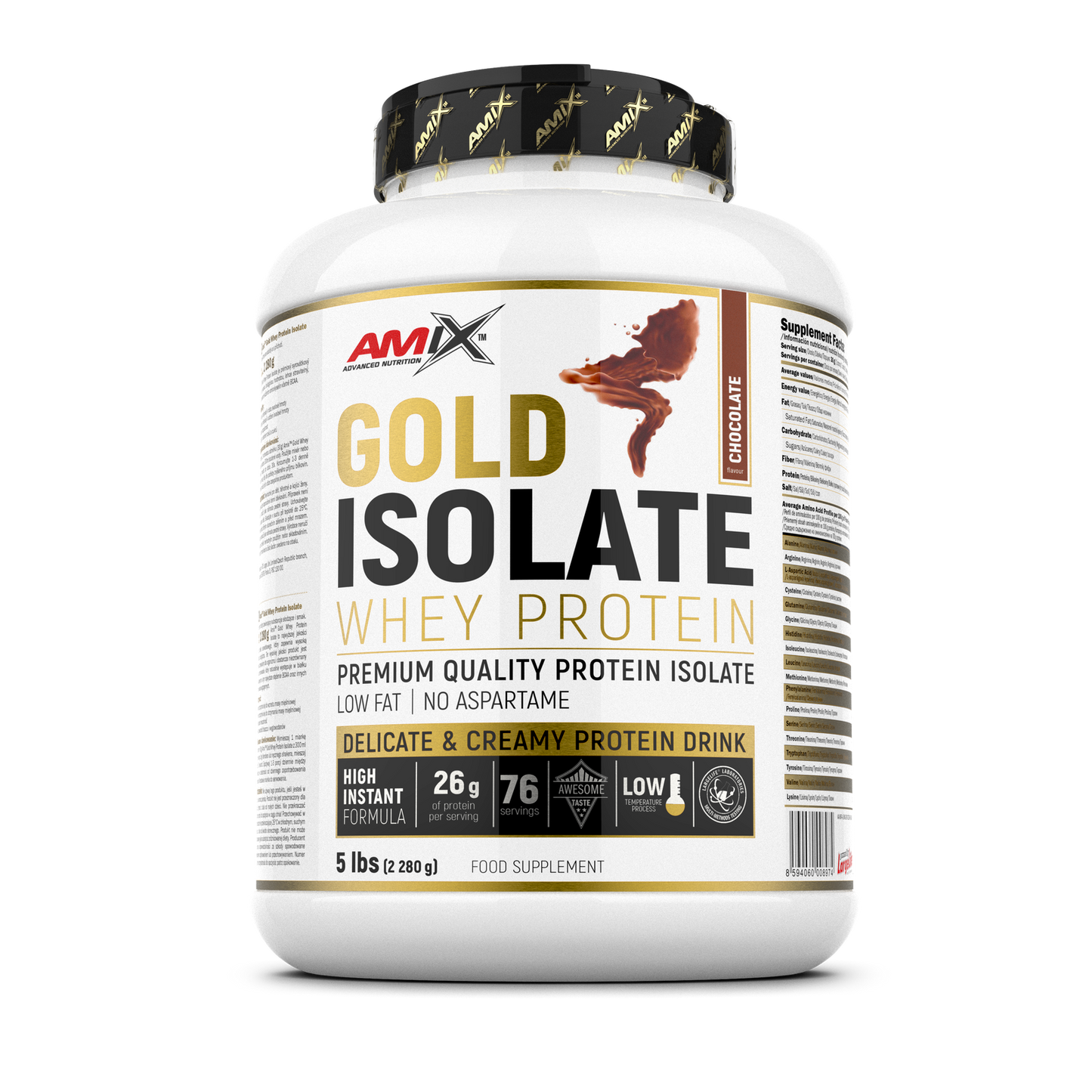 Gold Whey Protein Isolate 2280g - AmixOfficial.hu -  - 