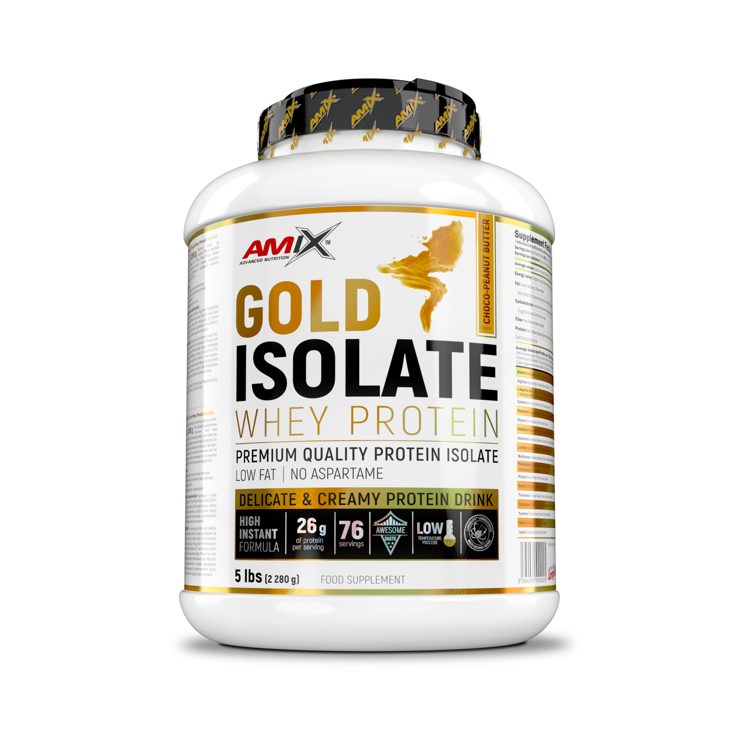 Gold Whey Protein Isolate 2280g - AmixOfficial.hu -  - 