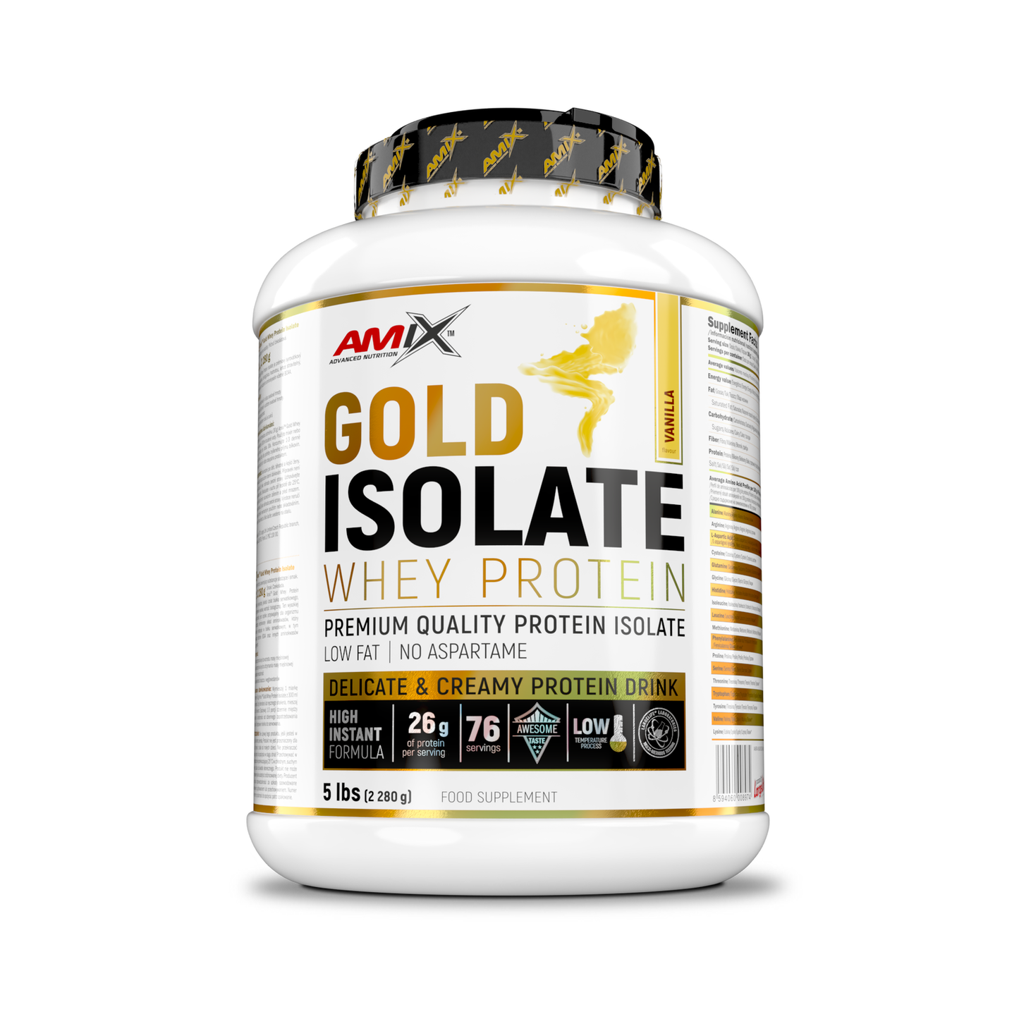Gold Whey Protein Isolate 2280g - AmixOfficial.hu -  - 