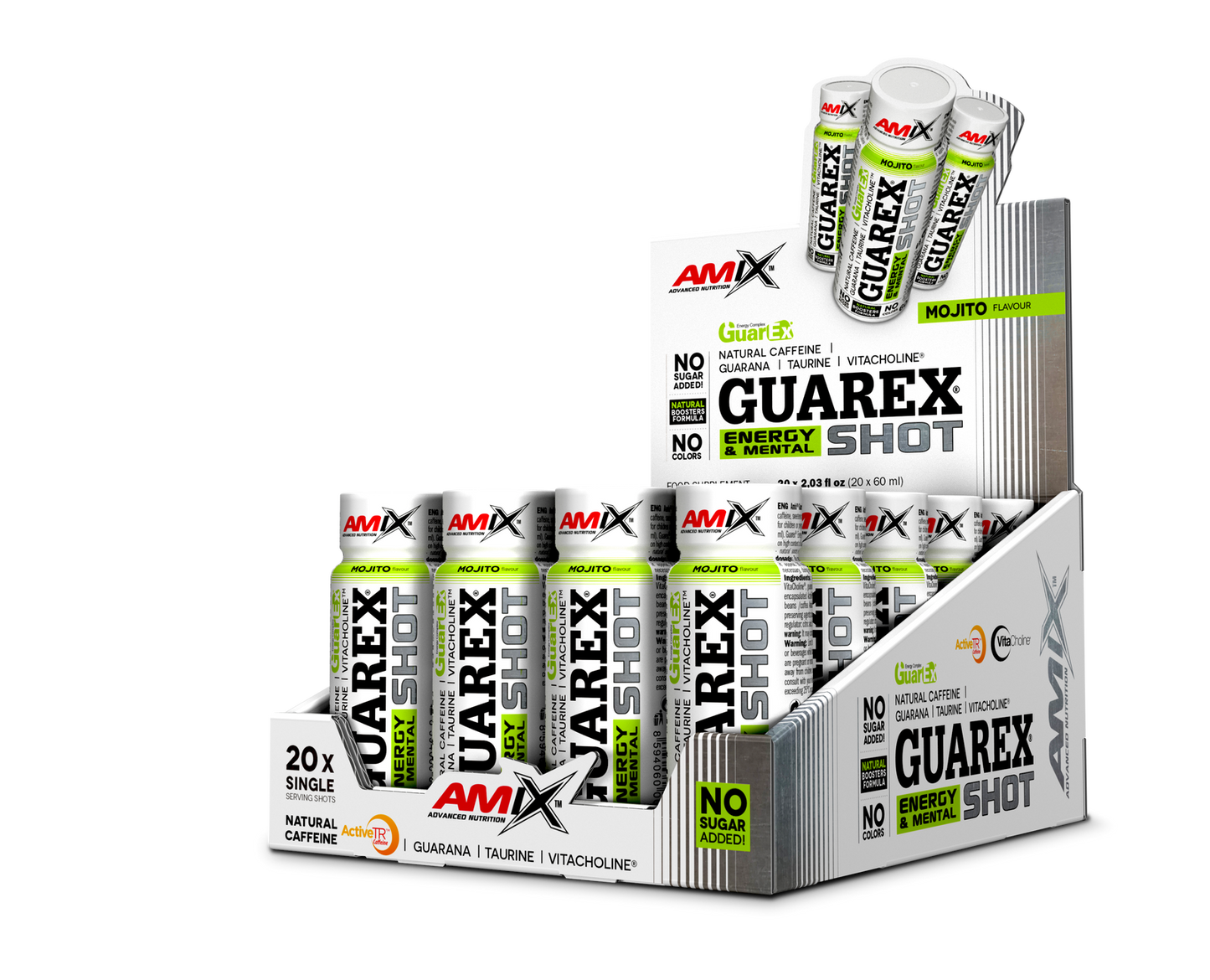 Guarex® Energy & Mental SHOT 20x60ml (Íz: Mojito) - AmixOfficial.hu -  - 