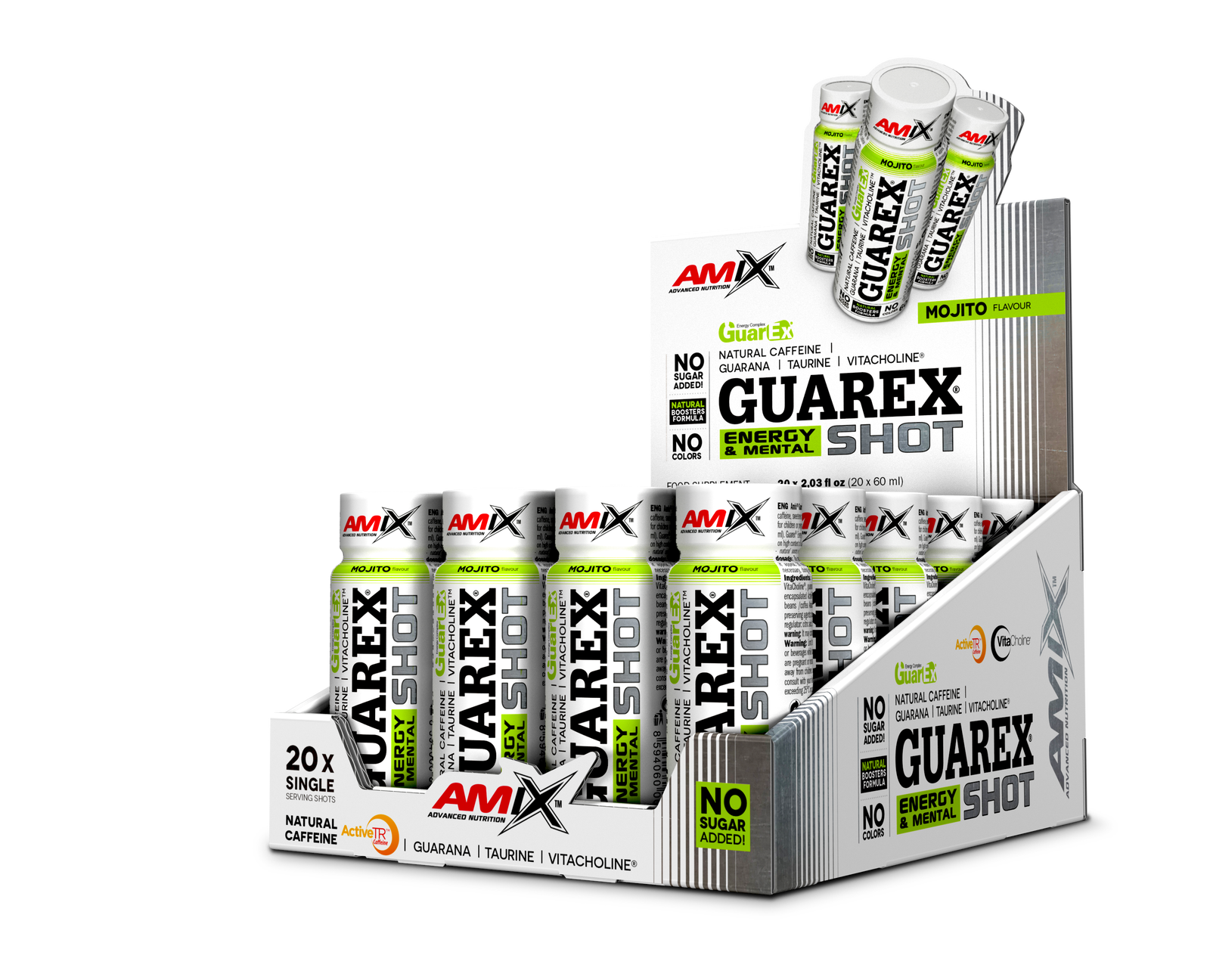 Guarex® Energy & Mental SHOT 20x60ml (Íz: Mojito) - AmixOfficial.hu -  - 