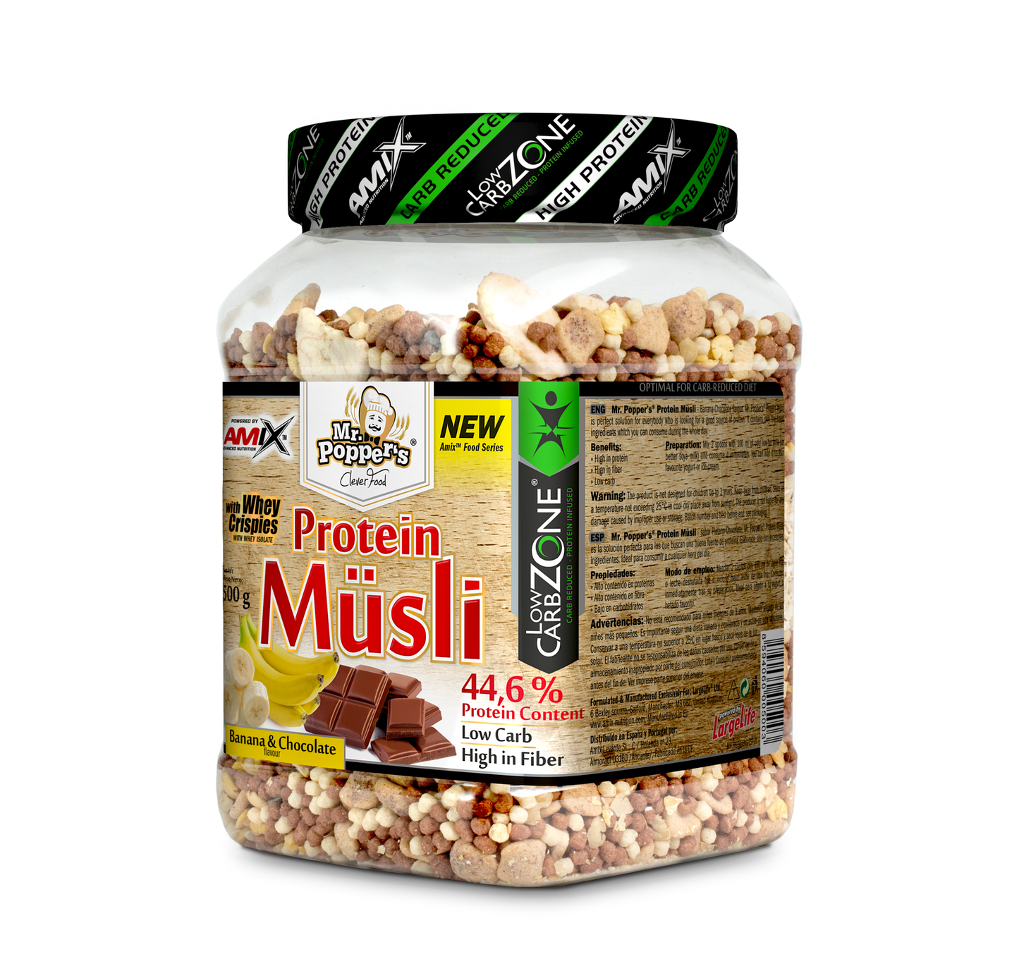 Mr.Popper´s - Protein Müsli 500g - AmixOfficial.hu -  - 