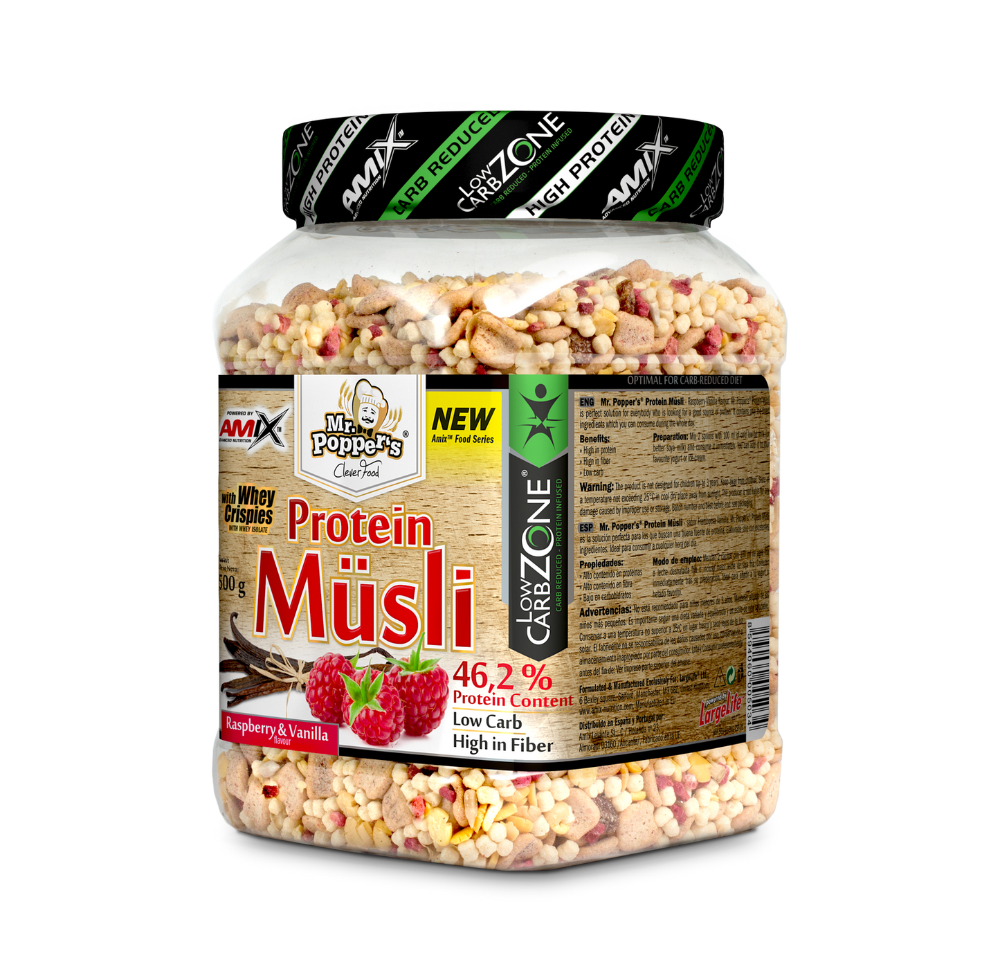 Mr.Popper´s - Protein Müsli 500g - AmixOfficial.hu -  - 
