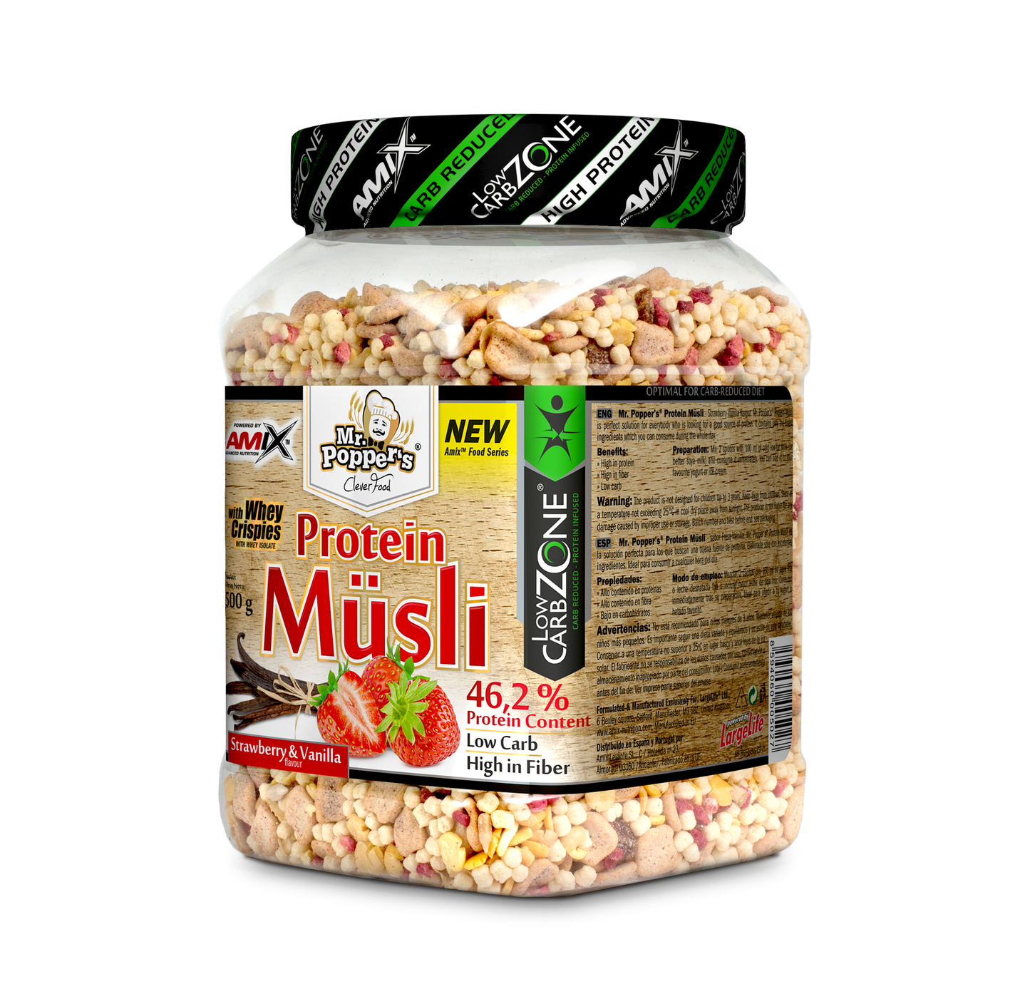 Mr.Popper´s - Protein Müsli 500g - AmixOfficial.hu -  - 