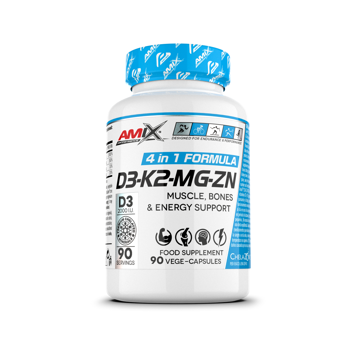 Amix Performance D3-K2-Mg-Zn 90 tabletta