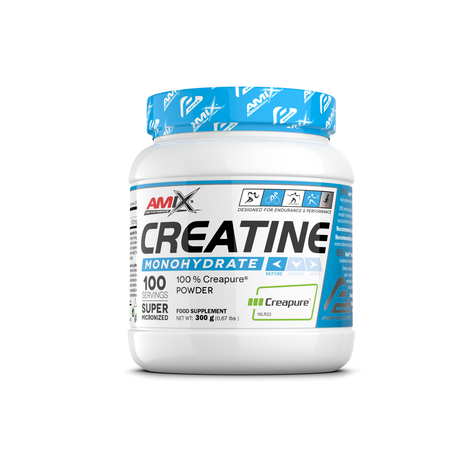 Performance Amix® Creatine Creapure® 300g Natural - AmixOfficial.hu -  - 