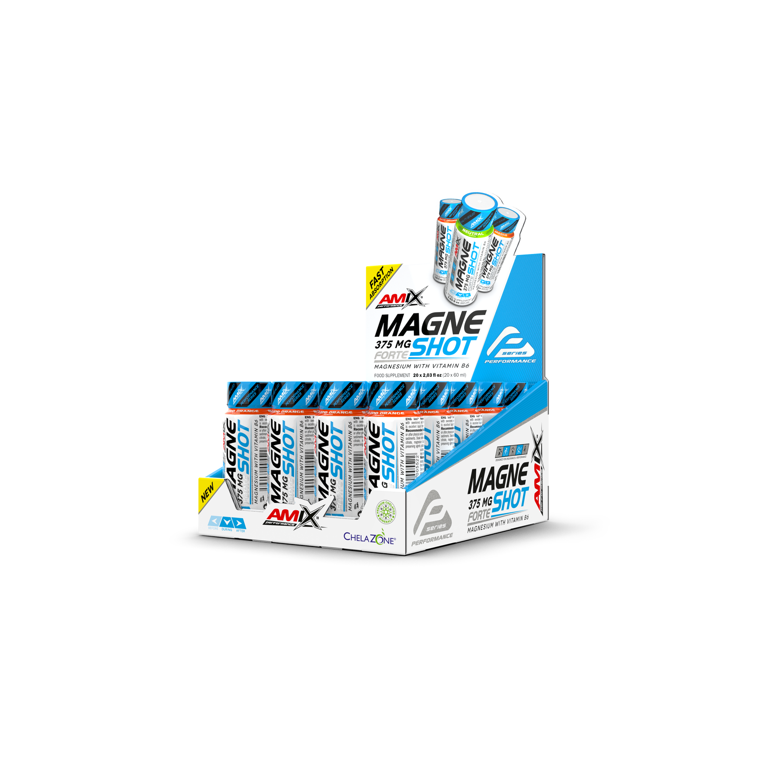 Performance Amix® MagneSHOT FORTE tasakok 20x60ml - AmixOfficial.hu -  - 