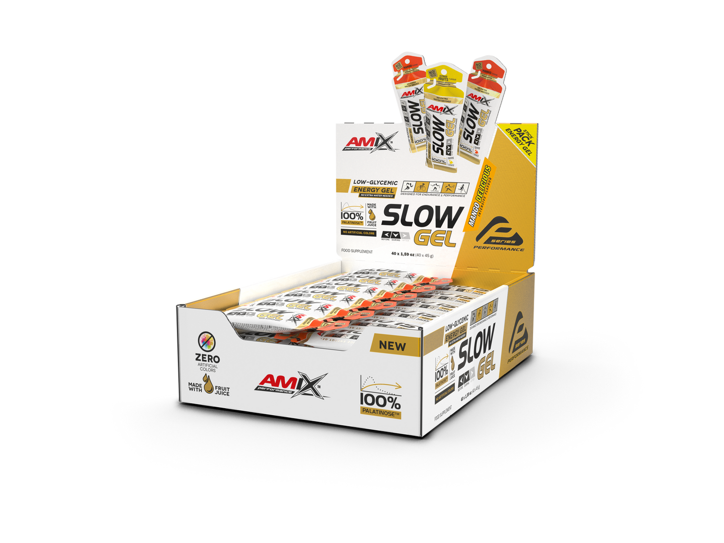 Performance Amix® SLOW Gel tasakok 40x45g - AmixOfficial.hu -  - 
