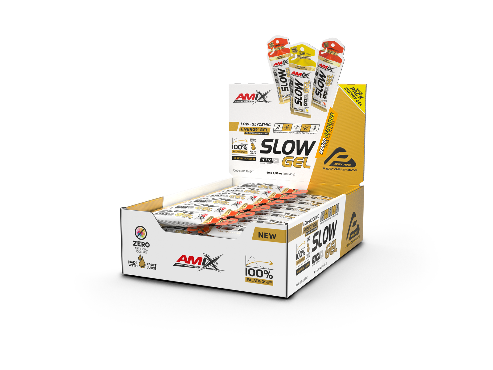 Performance Amix® SLOW Gel tasakok 40x45g - AmixOfficial.hu -  - 