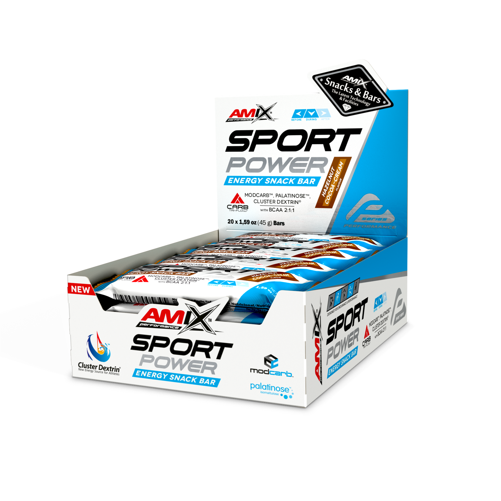 Performance Amix® Sport Power Energy Snack Bar  20x45g - AmixOfficial.hu -  - 