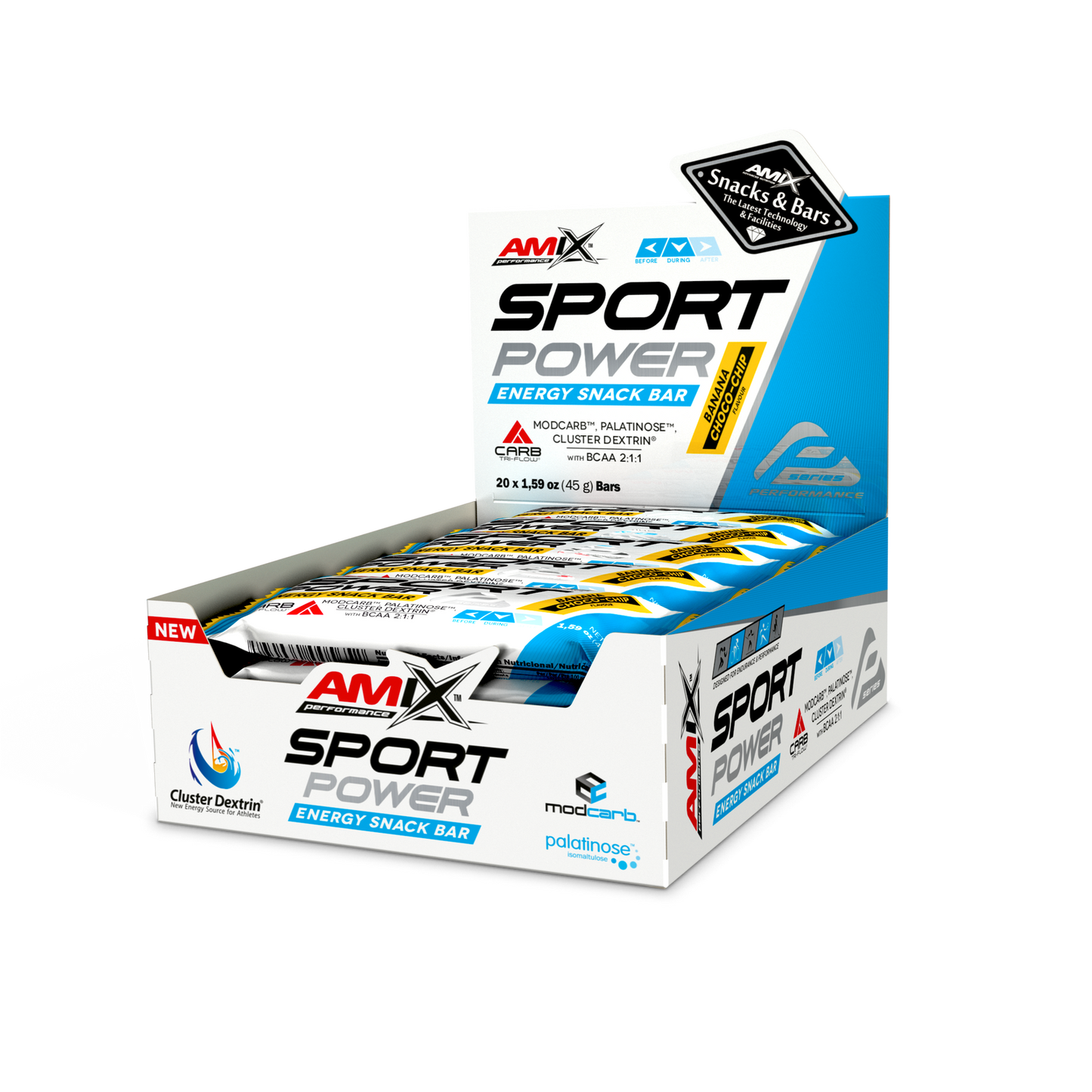 Performance Amix® Sport Power Energy Snack Bar  20x45g - AmixOfficial.hu -  - 