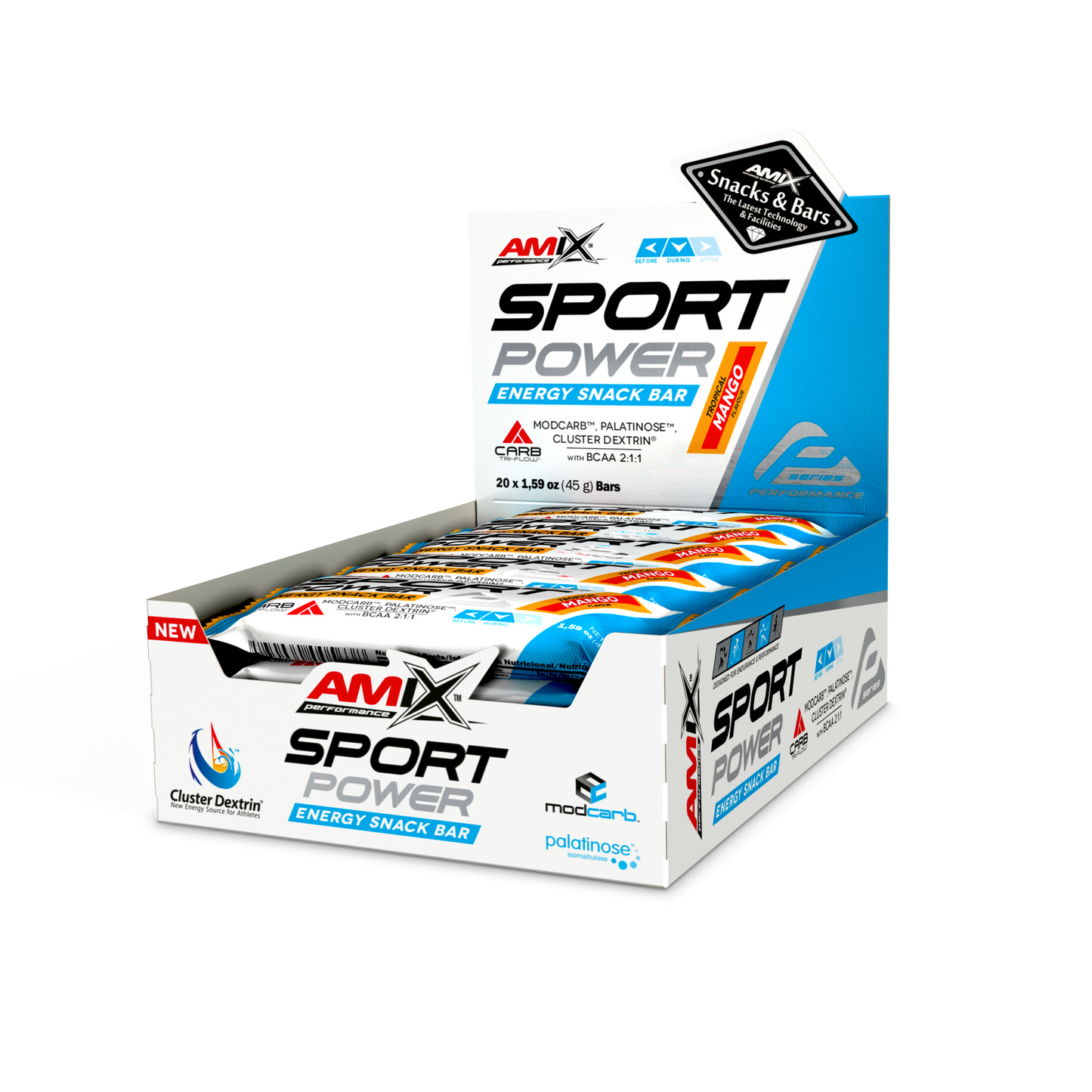 Performance Amix® Sport Power Energy Snack Bar  20x45g - AmixOfficial.hu -  - 